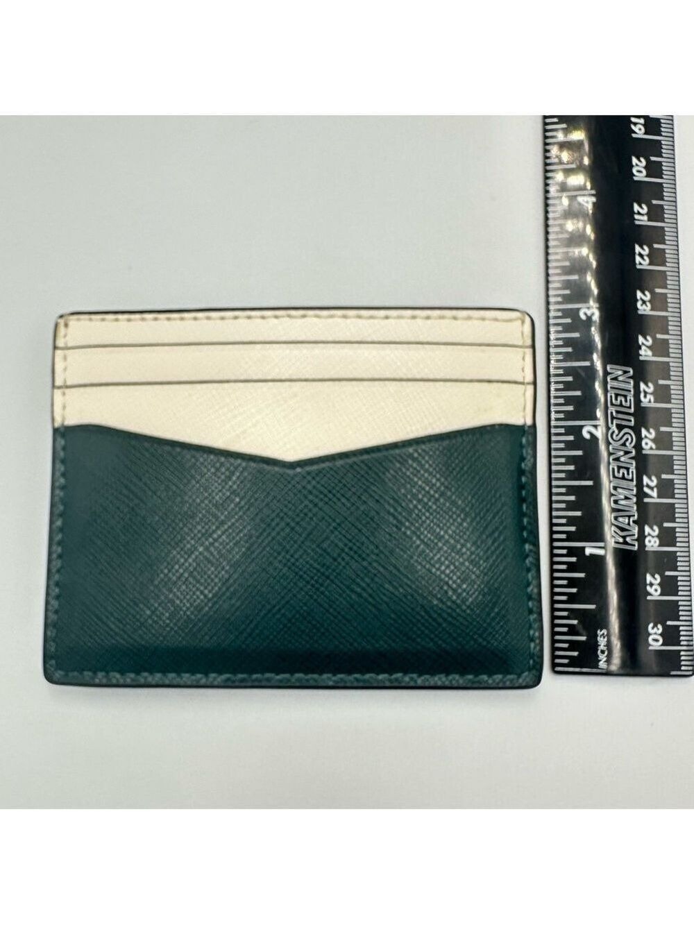 Kate Spade Small Slim Wallet Two Tone Dark and Cream - Picture 7 of 10